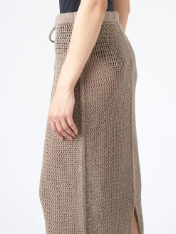 Lauren Manoogian - Net Skirt in Wood