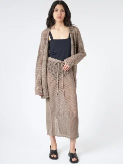 Lauren Manoogian - Net Skirt in Wood