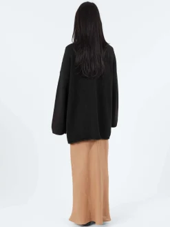 Lauren Manoogian - Open Cardigan in Black Melange