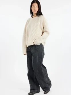 Lauren Manoogian - Ottoman Crewneck in Alabaster and Carrera