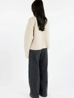 Lauren Manoogian - Ottoman Crewneck in Alabaster and Carrera