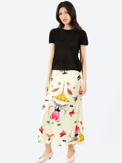 Lauren Manoogian - Pointelle Baby Tee in Black