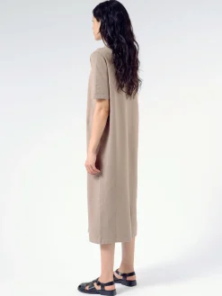 Lauren Manoogian - S/S Crewneck Dress in Taupe