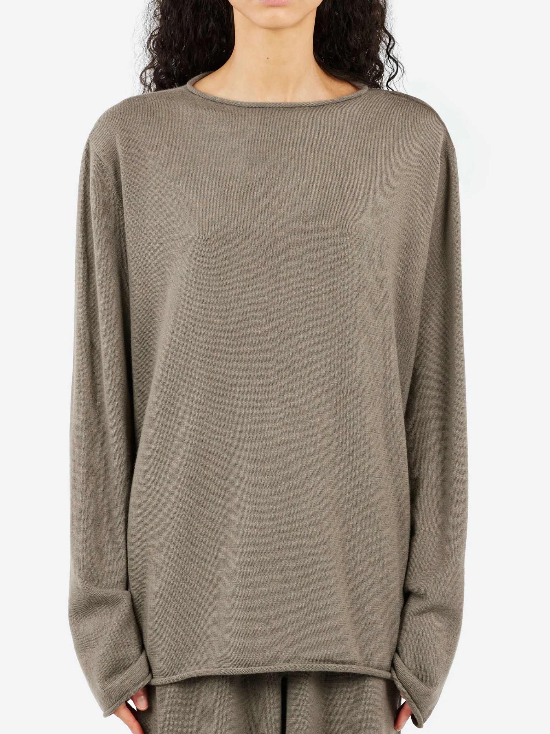 Lauren Manoogian - Super Fine Boatneck in Concrete