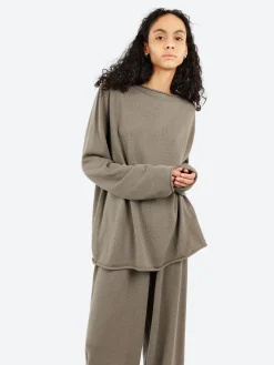 Lauren Manoogian - Super Fine Boatneck in Concrete