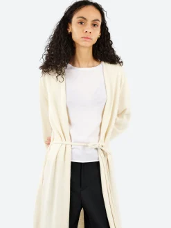 Lauren Manoogian - Super Fine Long Cardigan in Ivory