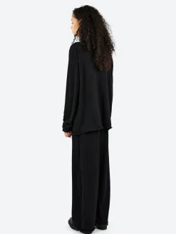 Lauren Manoogian - Super Fine Crewneck in Black