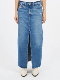 Levi's - Ankle Column Skirt in Low Fi Prep (Blue)