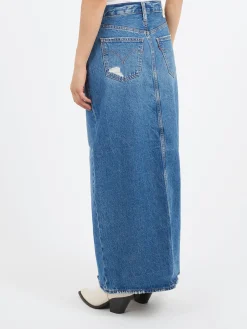 Levi's - Ankle Column Skirt in Low Fi Prep (Blue)