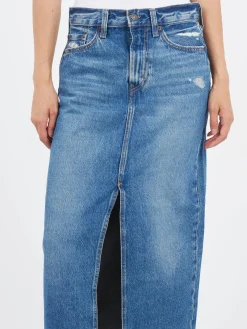 Levi's - Ankle Column Skirt in Low Fi Prep (Blue)