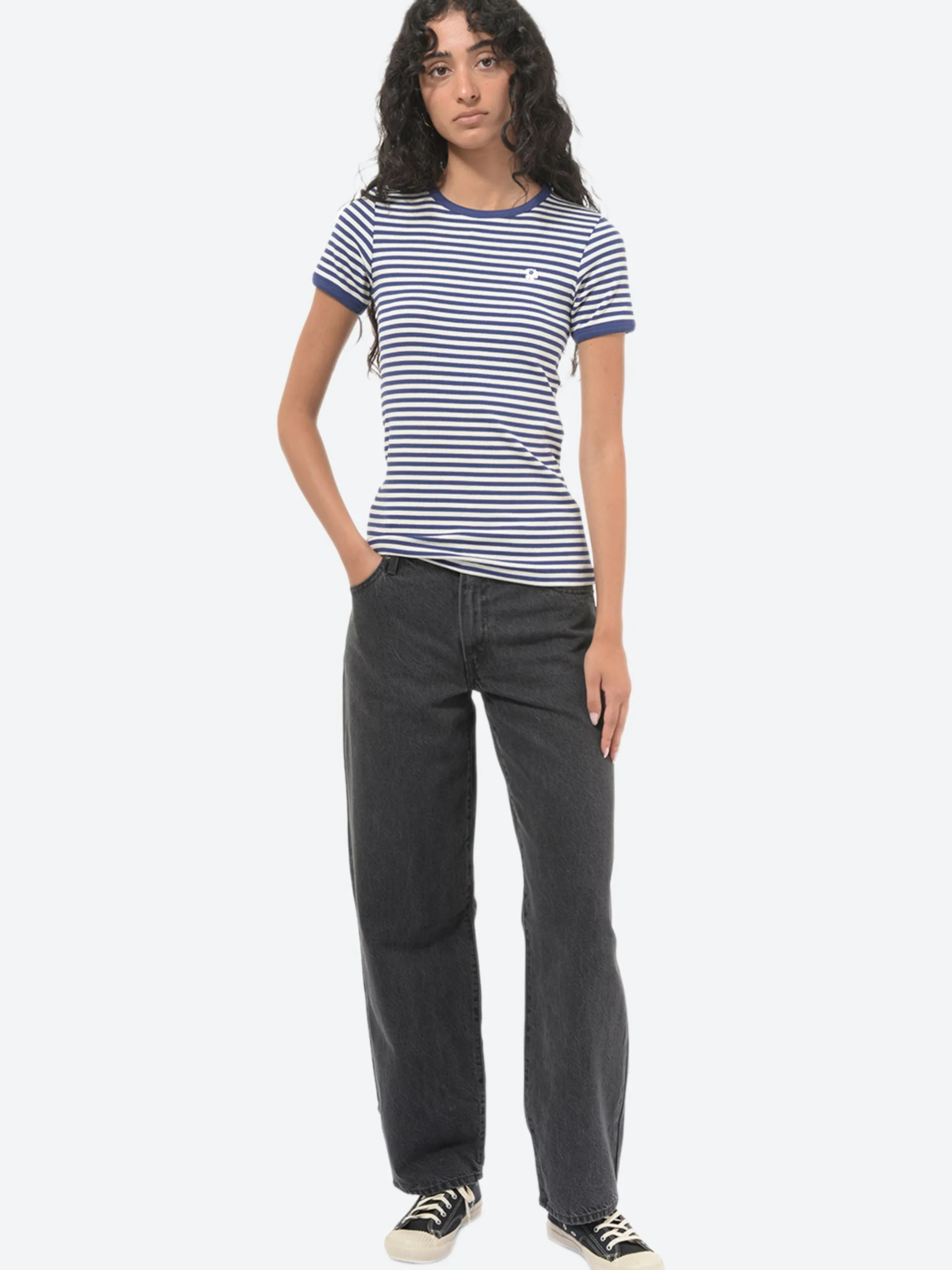 Levi's - Baggy Dad in Boot Barn Stone (Used Black)