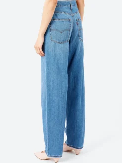 Levi's - Baggy Dad in Heavy Check (Medium Wash)