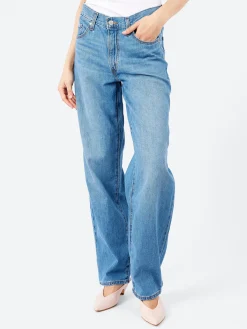 Levi's - Baggy Dad in Heavy Check (Medium Wash)