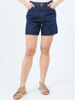 Levi's - High Rise Baggy Short in Remember Together (Dark Wash)
