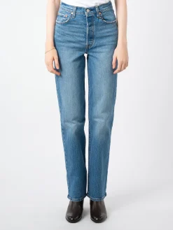 Levi's - Ribcage Full Length Jeans in Dance Around