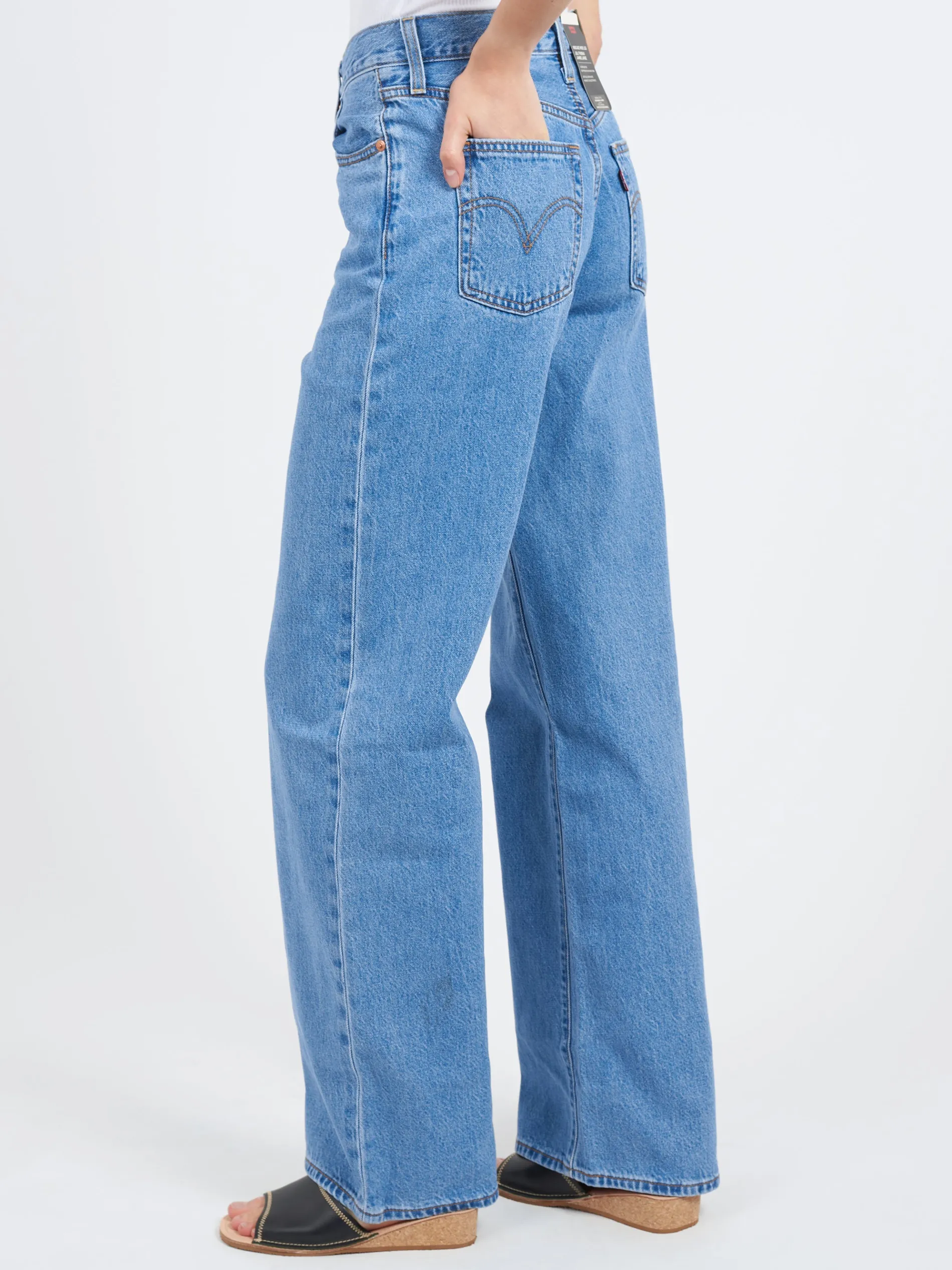 Levi's - Ribcage Wide Leg in Splash Zone (Medium Wash)