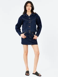 Levi's - Shrunken 90s Western Trucker Jacket in Dream Nice Dreams (Dark Wash)