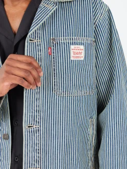 Levi's - Sunrise Trucker in Aged Stripe