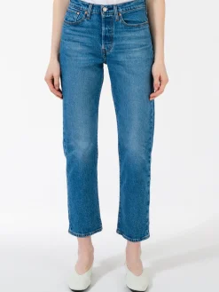Levi's - Wedgie Fit Straight Jeans in Jive Sound