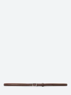 LIÉ STUDIO - Georgia Slim Belt in Brown/Silver