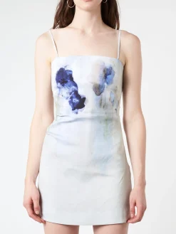 Linen Blend Strap Dress