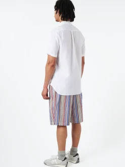 Linen Coolmax Button-Down Short Sleeve Shirt