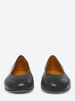 Mara Bini - Allegra Ballet Flats in Nero Seta