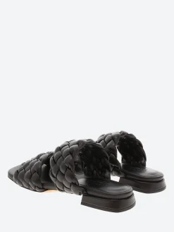 Mara Bini - Bright Sandals in Nero Piuma