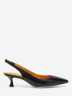Mara Bini - Naomi Slingback Pump in Nero Seta