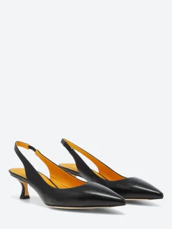 Mara Bini - Naomi Slingback Pump in Nero Seta