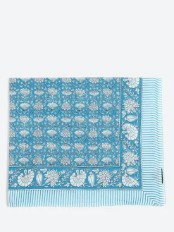 Marc Barell - Floral Print Scarf in Blue