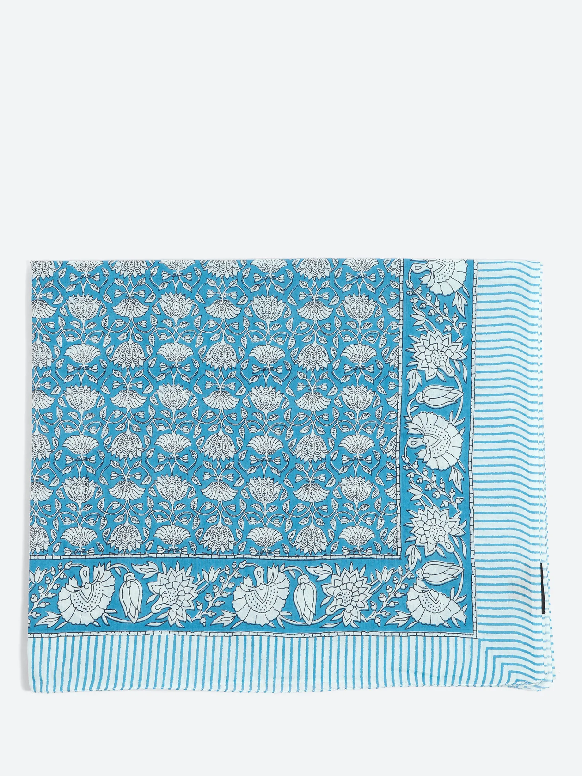 Marc Barell - Floral Print Scarf in Blue