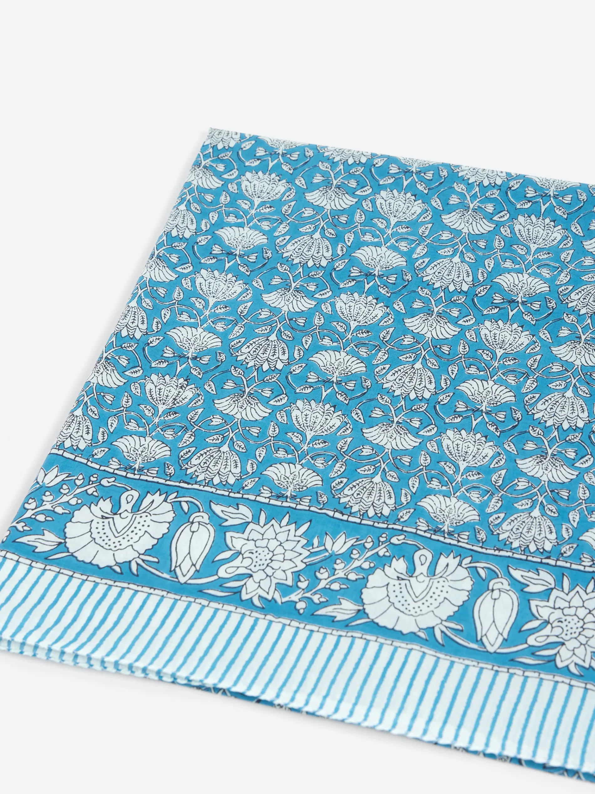 Marc Barell - Floral Print Scarf in Blue