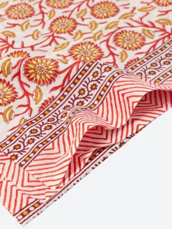 Marc Barell - Sunflower Print Scarf in Red