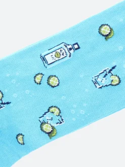 Marcoliani - Gin Tonic Socks in Turquoise