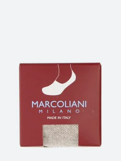 Marcoliani - Invisible Sneaker Piqué Sock in Beige