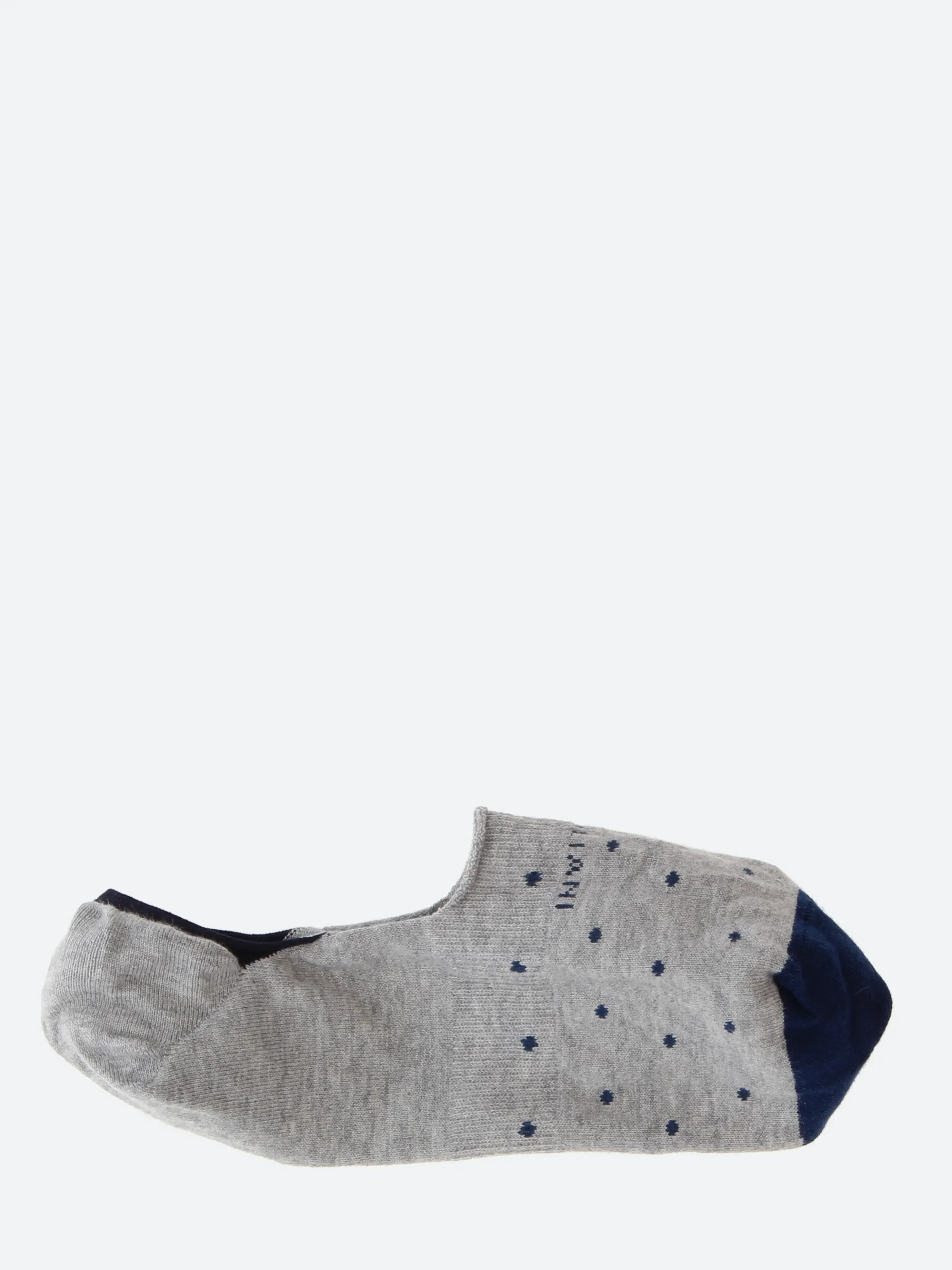 Marcoliani - Invisible Touch Polka Dot Socks in Silver Grey