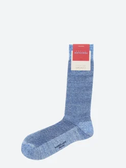 Marcoliani - Piqué Sock in Amalfi Blue