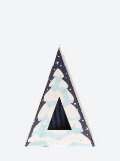 Marcoliani - Xmas Single Pack Sock in Blue and Grey