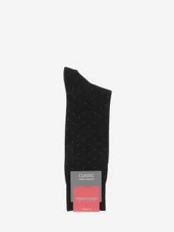 Marcoliani Milano - Pin Dot Socks in Black