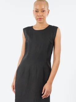 Margaret Howell - Back Button Dress in Black