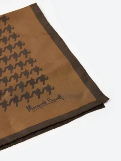 Margaret Howell - Glencheck Scarf in Olive and Assam