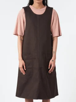 Margaret Howell - MHL. Apron Dress in Ebony