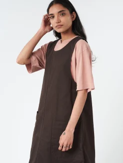 Margaret Howell - MHL. Apron Dress in Ebony