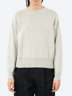 Margaret Howell - MHL Flatlock Guernsey in Light Green