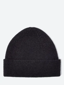 Margaret Howell - MHL Ribbed Beanie in Ink