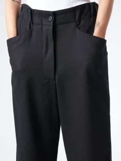 Margaret Howell - Relaxed Crop Flannel Pant in Navy
