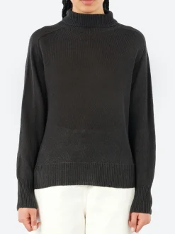 Margaret Howell - Seamless Roll Neck in Dark Charcoal