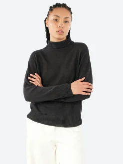 Margaret Howell - Seamless Roll Neck in Dark Charcoal