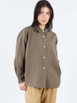 Margaret Howell - Swing Shirt in Bay Leaf